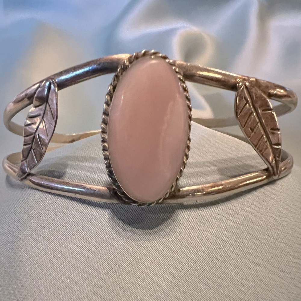 Alpaca silver cuff bracelet